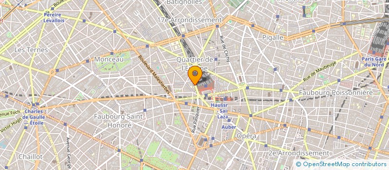 localisation de l'entreprise C.H.D à PARIS
