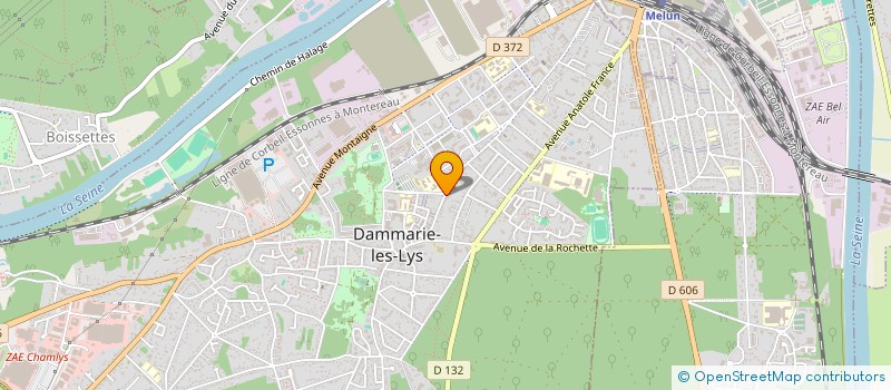 localisation de l'entreprise C.H.D.P.I. à DAMMARIE-LES-LYS