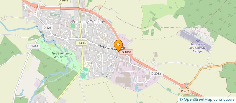 localisation de l'entreprise C H DIFFUSION  FONTENAY-TRESIGNY