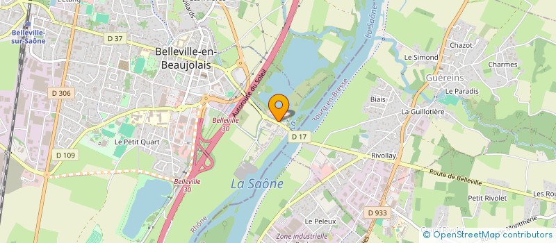 localisation de l'entreprise C&H DURGUN  BELLEVILLE-EN-BEAUJOLAIS