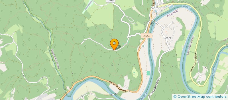 localisation de l'entreprise C&H HOLDING  SAINT GERY-VERS