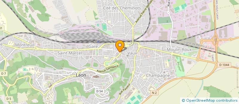 localisation de l'entreprise C.H.I à LAON