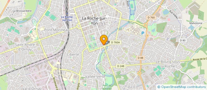 localisation de l'entreprise C.H. INVEST UP à LA ROCHE-SUR-YON