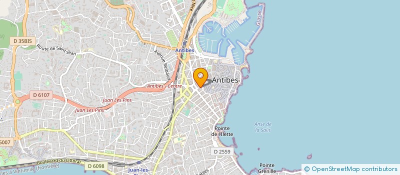 localisation de l'entreprise C H K à ANTIBES