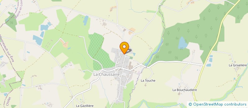 localisation de l'entreprise C.H LAB  BEAUPREAU-EN-MAUGES