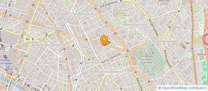 localisation de l'entreprise C.H. LOGISTIC à PARIS