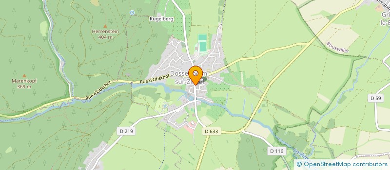 localisation de l'entreprise C.H.M ARCHITECTE & ASSOCIES  DOSSENHEIM-SUR-ZINSEL