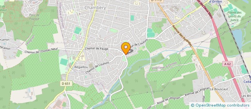 localisation de l'entreprise C.H.M.D.B.  VILLENAVE-D'ORNON