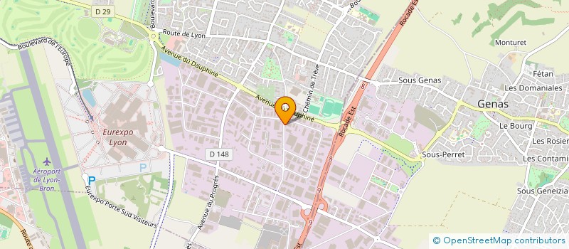 localisation de l'entreprise C H M ENERGY  CHASSIEU