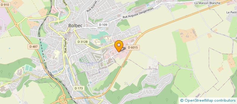 localisation de l'entreprise C.H.N.  BOLBEC