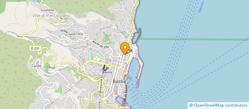 localisation de l'entreprise C.H.N.O.P.S à BASTIA