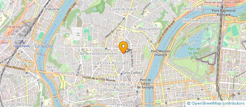 localisation de l'entreprise C.H.O.U.X  LYON