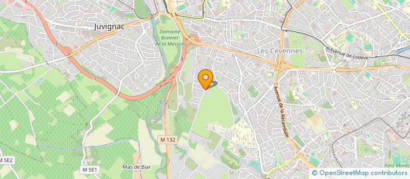 localisation de l'entreprise C.H.P à MONTPELLIER