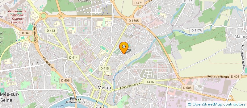 localisation de l'entreprise C.H.P à MELUN