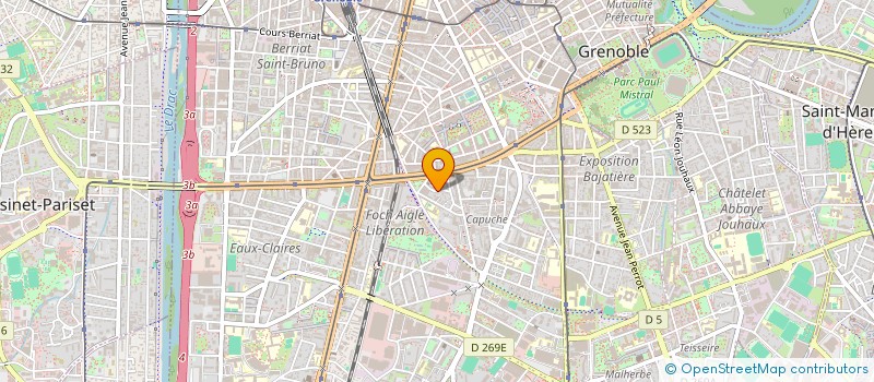 localisation de l'entreprise C H R RECRUTEMENT  GRENOBLE