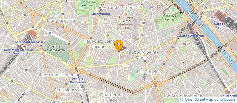 localisation de l'entreprise C H R SERVICE à PARIS