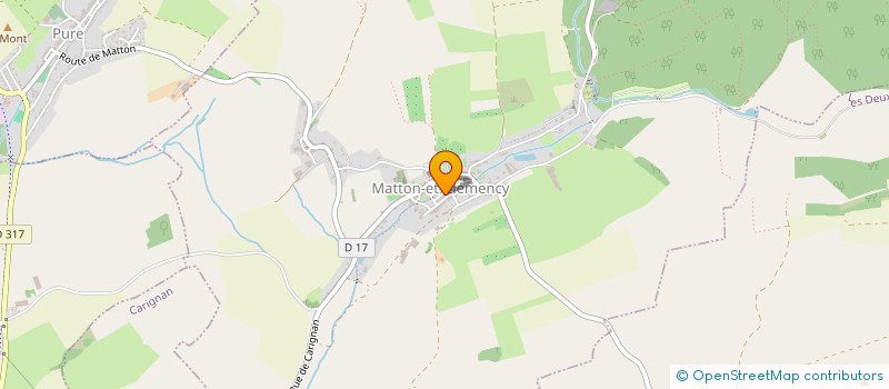 localisation de l'entreprise C.H.RENOVE  MATTON-ET-CLEMENCY