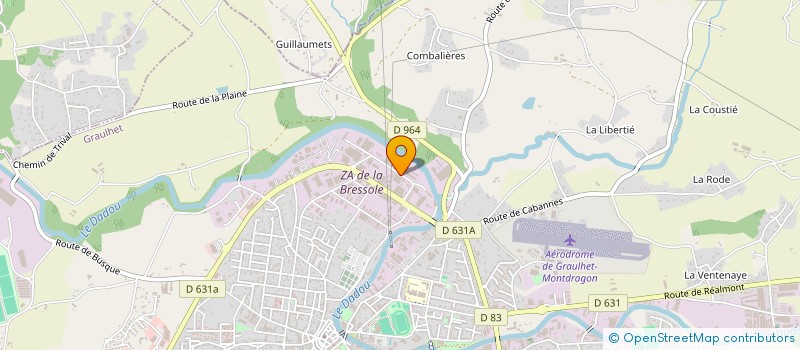 localisation de l'entreprise C.H.S. à GRAULHET