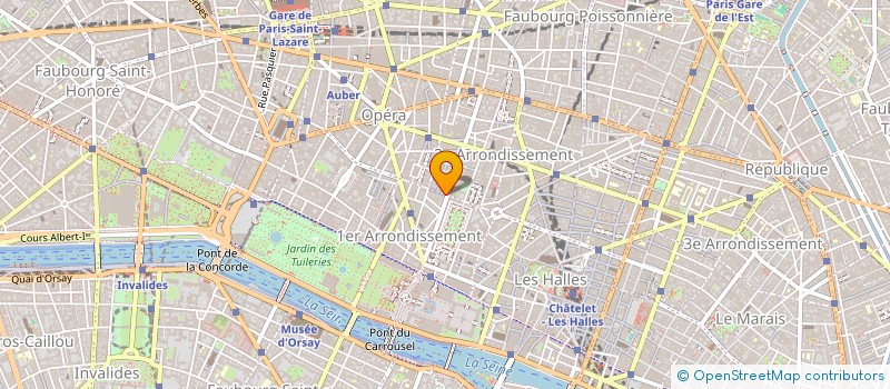 localisation de l'entreprise C.H.S.  PARIS