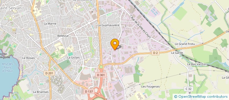 localisation de l'entreprise C H S à SAINT-MALO