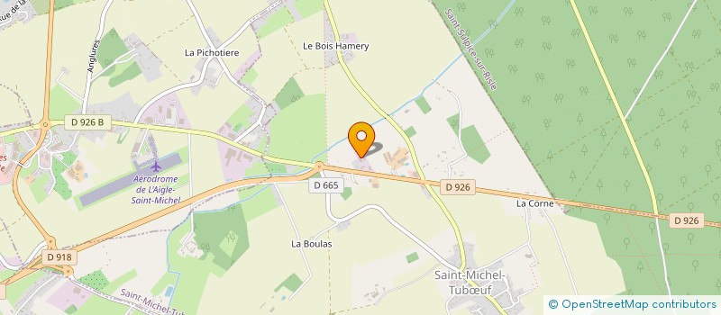 localisation de l'entreprise C.H.T. CONCEPT à SAINT-MICHEL-TUBOEUF
