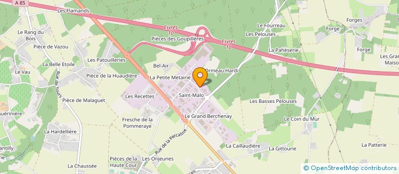 localisation de l'entreprise C.H.T.P  ESVRES