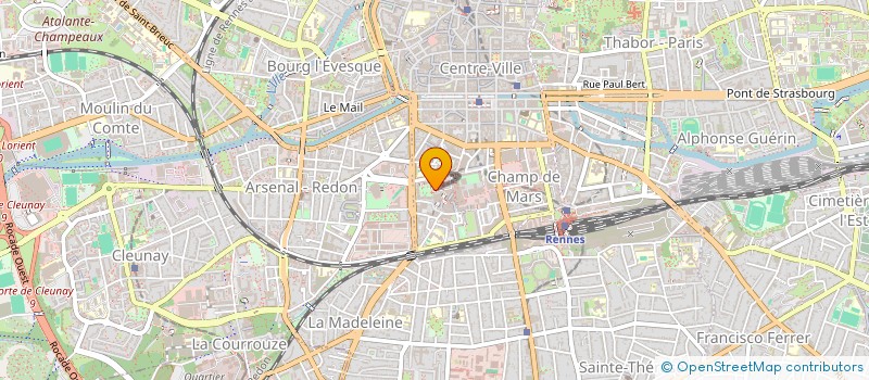 localisation de l'entreprise C H T S à RENNES