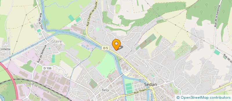 localisation de l'entreprise C.H.T. SEDAN  SEDAN