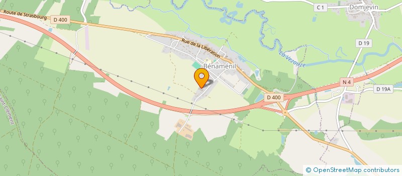 localisation de l'entreprise C.H.THOUVENIN YVES SARL  BENAMENIL