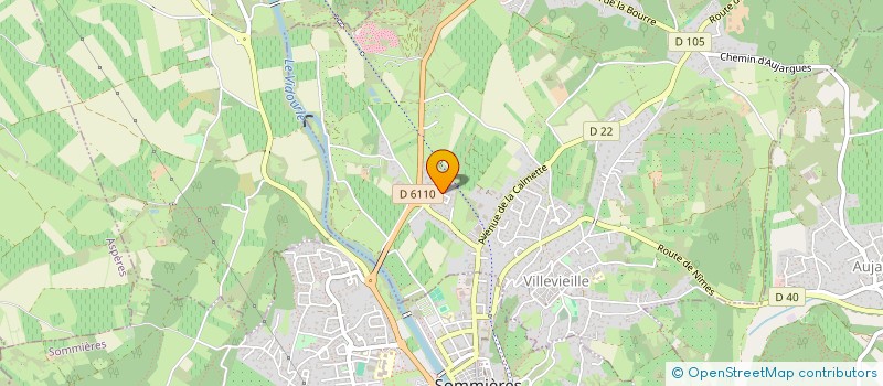 localisation de l'entreprise C'HABITAT  VILLEVIEILLE