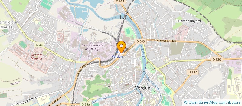localisation de l'entreprise C HOM MOD à VERDUN
