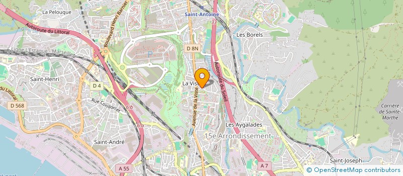 localisation de l'entreprise C@HOME à MARSEILLE