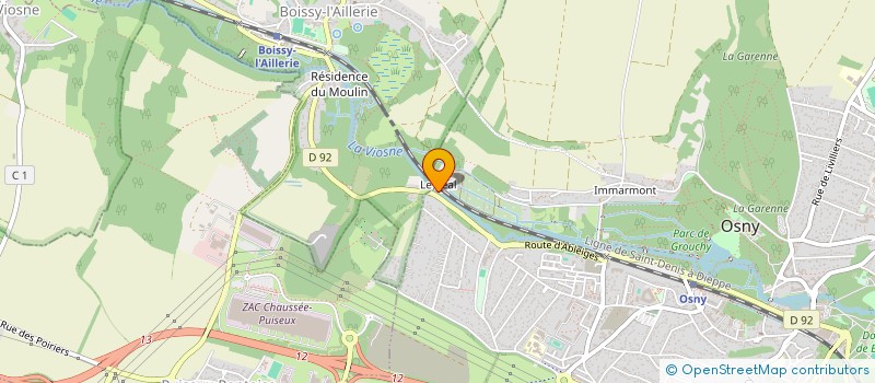 localisation de l'entreprise C & I  OSNY