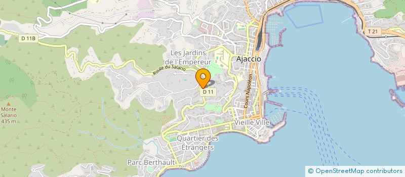localisation de l'entreprise C.I.B. à AJACCIO