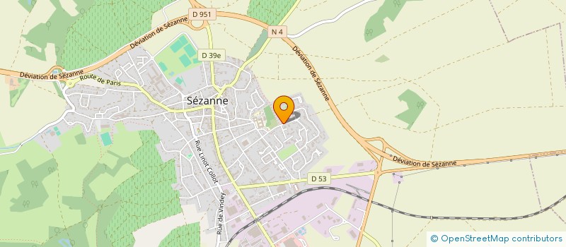 localisation de l'entreprise C.I BTP à SEZANNE