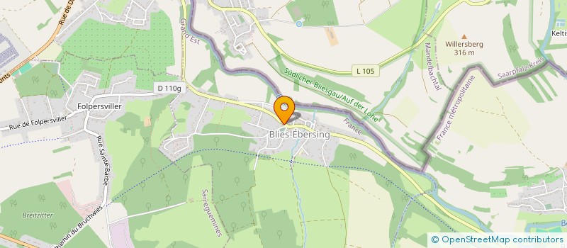 localisation de l'entreprise C I C M  BLIES-EBERSING