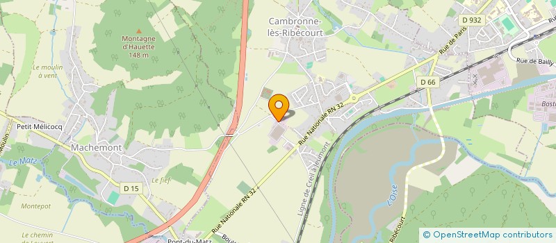 localisation de l'entreprise C.I.C.R. à CAMBRONNE-LES-RIBECOURT