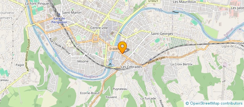 localisation de l'entreprise C.I.D.E.F.E. 24  PERIGUEUX