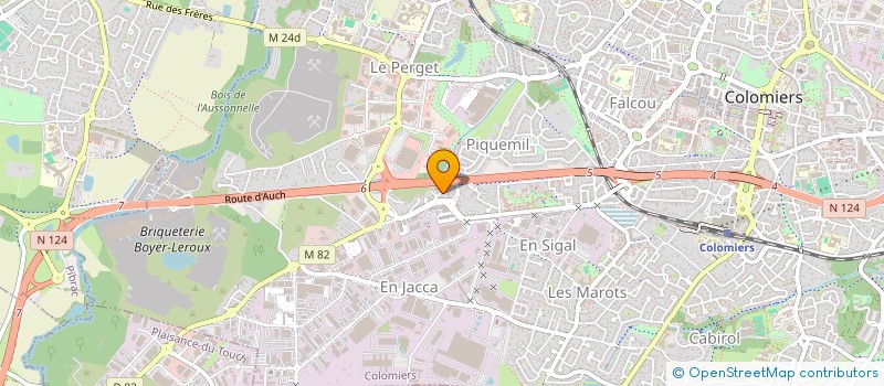 localisation de l'entreprise C.I.E à COLOMIERS
