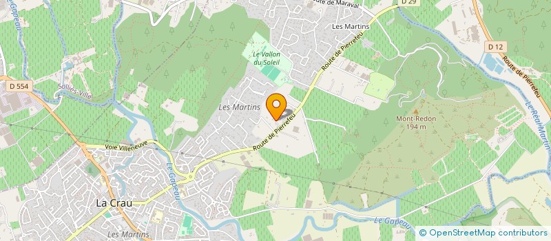 localisation de l'entreprise C.I.E.A à LA CRAU