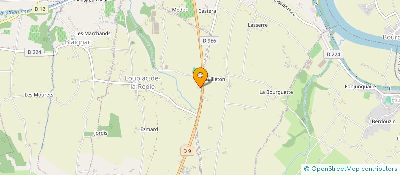 localisation de l'entreprise C.I.E.L  LOUPIAC-DE-LA-REOLE