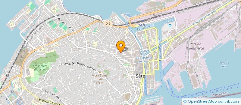 localisation de l'entreprise C.I.E.L. (CETTE ICI ET LA)  SETE