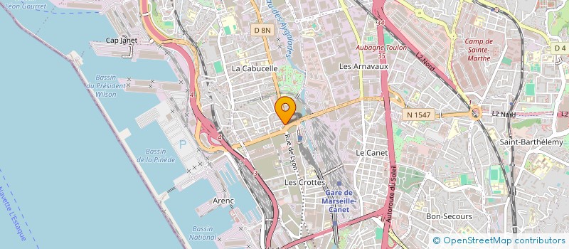 localisation de l'entreprise C.I.E.P à MARSEILLE
