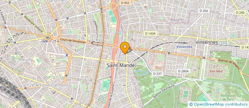 localisation de l'entreprise C. I. F- PAPIERS CARTONS à SAINT-MANDE