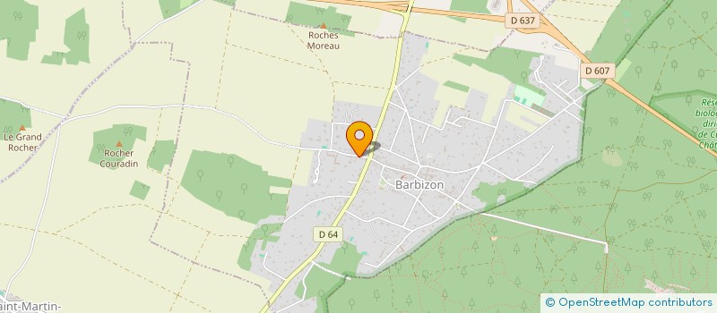 localisation de l'entreprise C.I.G.E. SOC CIVILE DE GESTION ET D'ETUD  BARBIZON