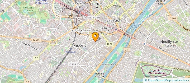 localisation de l'entreprise C.I.H.H  PUTEAUX