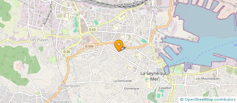 localisation de l'entreprise C.I.L LA SEYNE NORD OUEST à LA SEYNE-SUR-MER