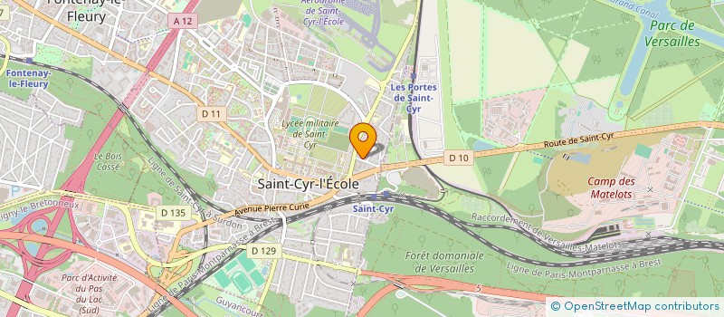 localisation de l'entreprise C.I.M.B. SCI à SAINT-CYR-L'ECOLE