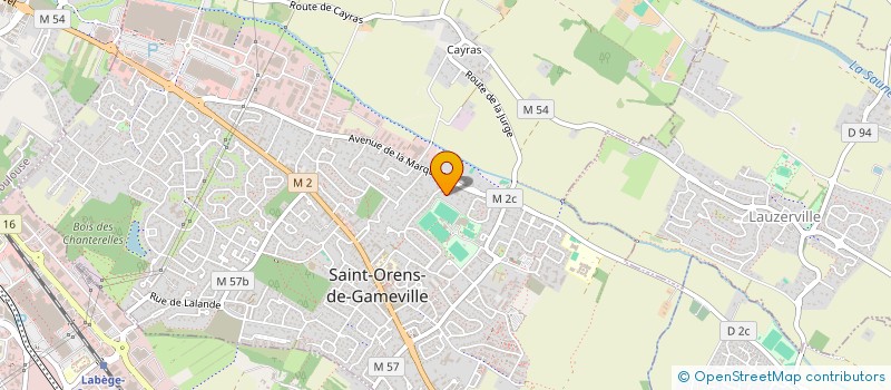 localisation de l'entreprise C.I.M.E.S.- ETUDES - AUDITS - FORMATIONS à SAINT-ORENS-DE-GAMEVILLE