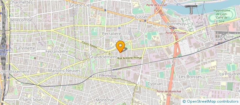 localisation de l'entreprise C I M O P à VILLEURBANNE